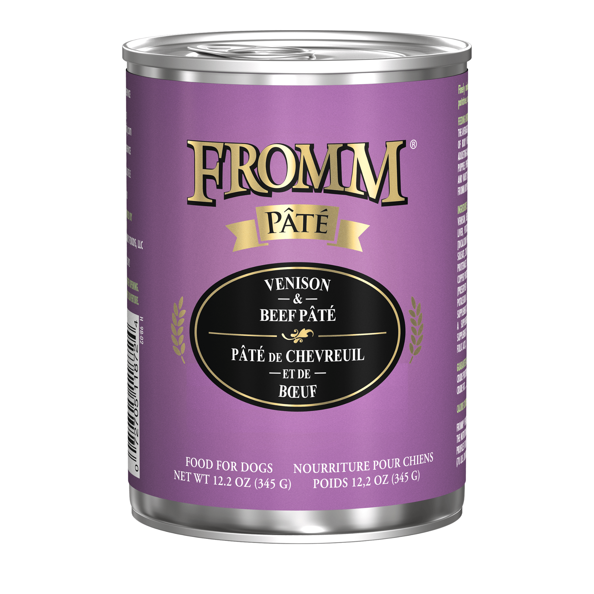 Fromm Gold Venison & Beef Pate Canned Dog Food – Feeders Pet Supply