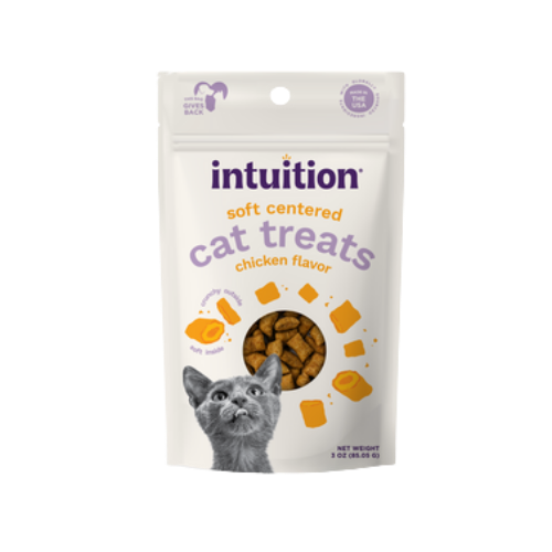 Intuition Chicken Recipe Soft Center Cat Treats 3 oz – Feeders Pet