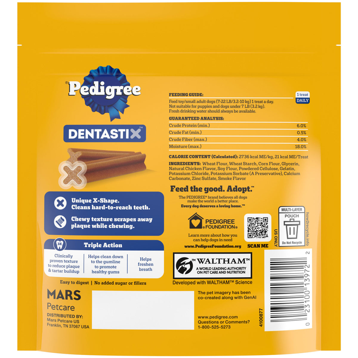 Pedigree Dentastix Mini Original Flavor Dental Treats