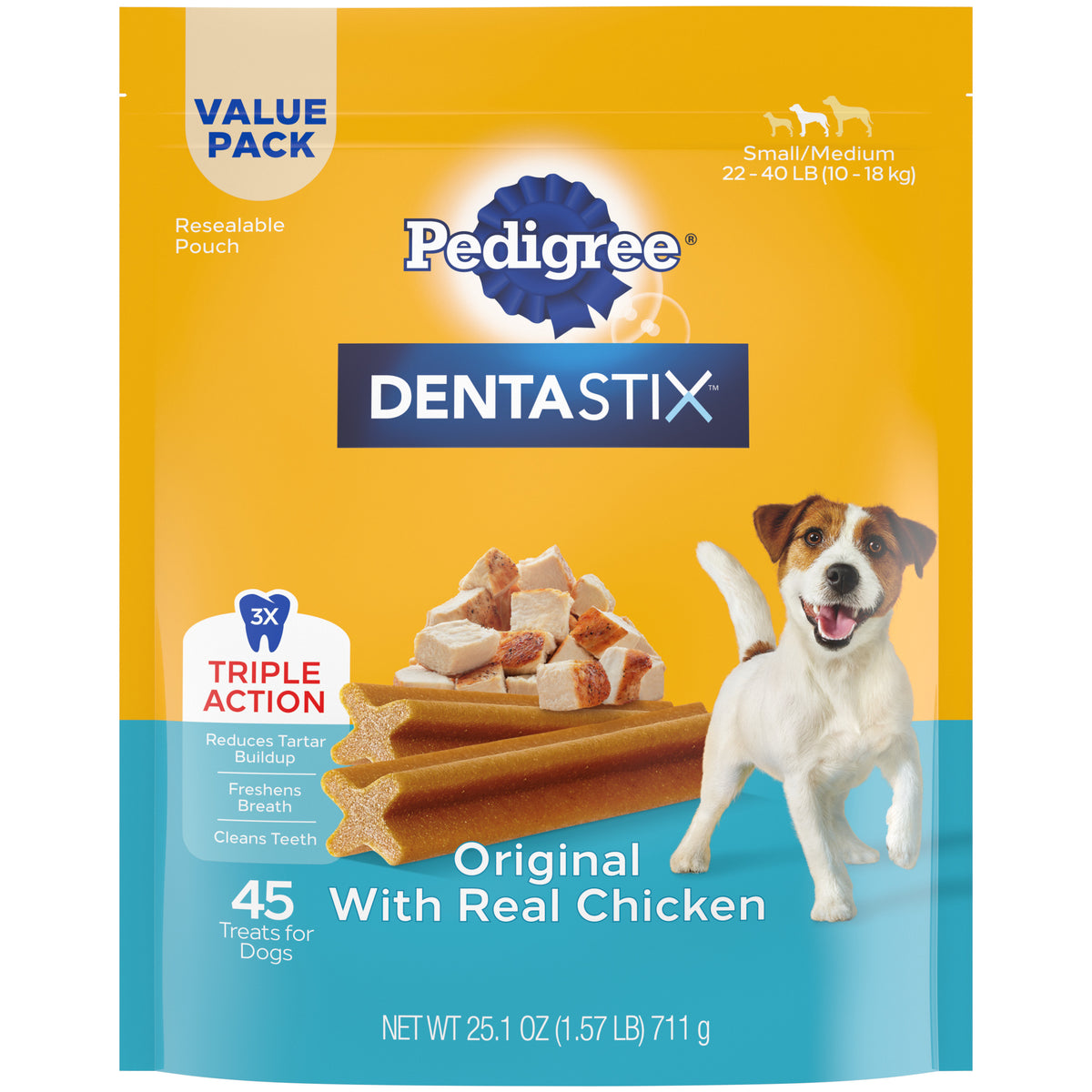 Pedigree Dentastix Small/Medium Original Flavor Dental Treats