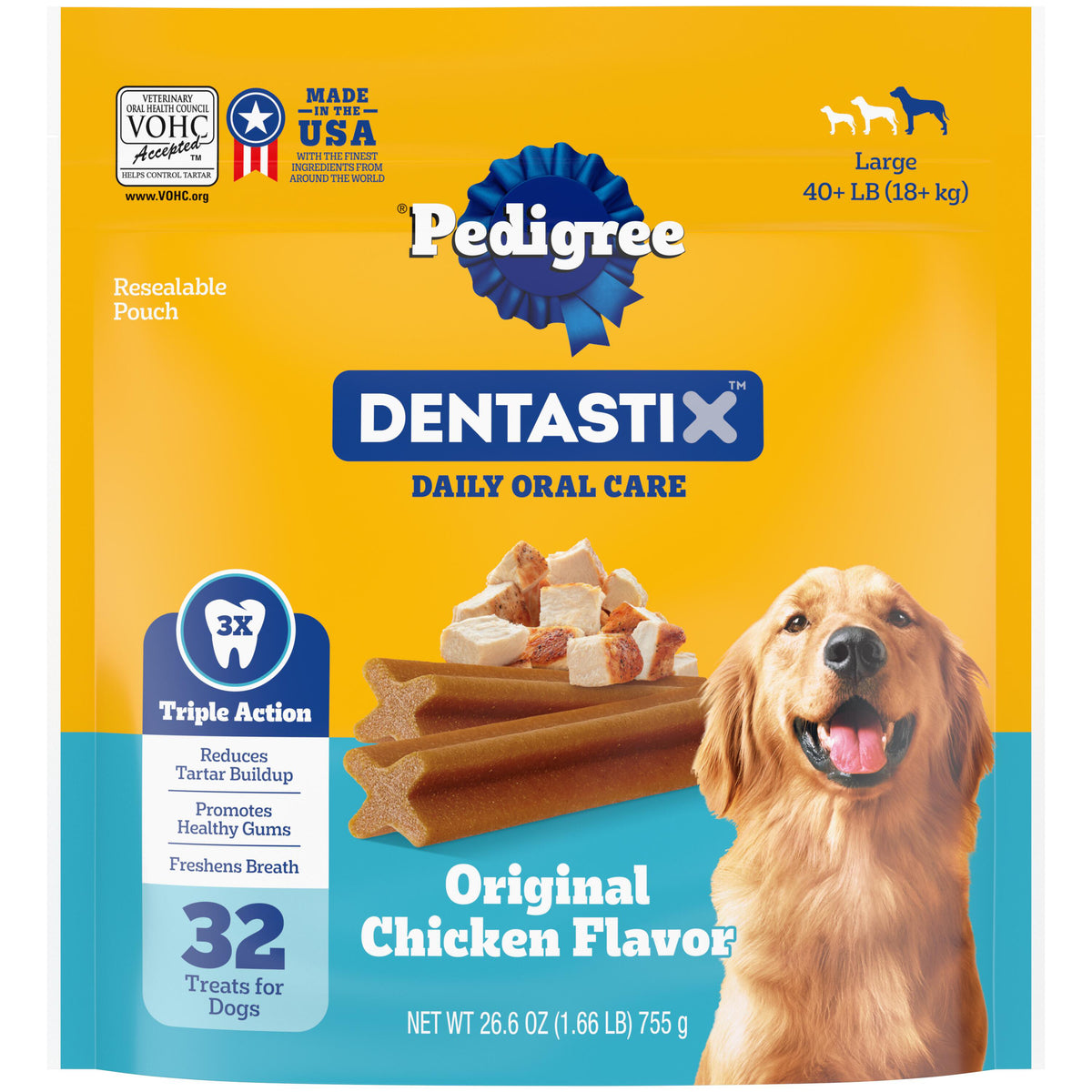 Pedigree Dentastix Large Original Flavor Dental Treats