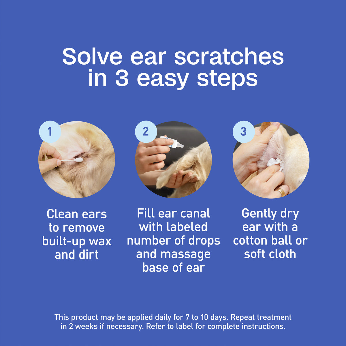 Adams Clear Ear Mite Treatment for Dogs & Cats .5 oz