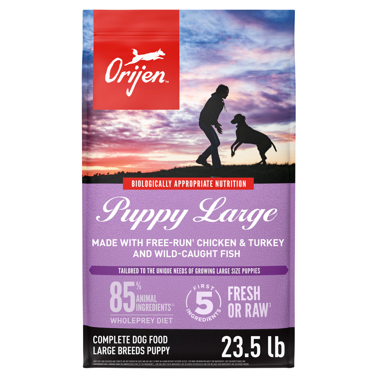 Orijen Large Breed Puppy Grain-Free Dry Dog Food 23.5 lb