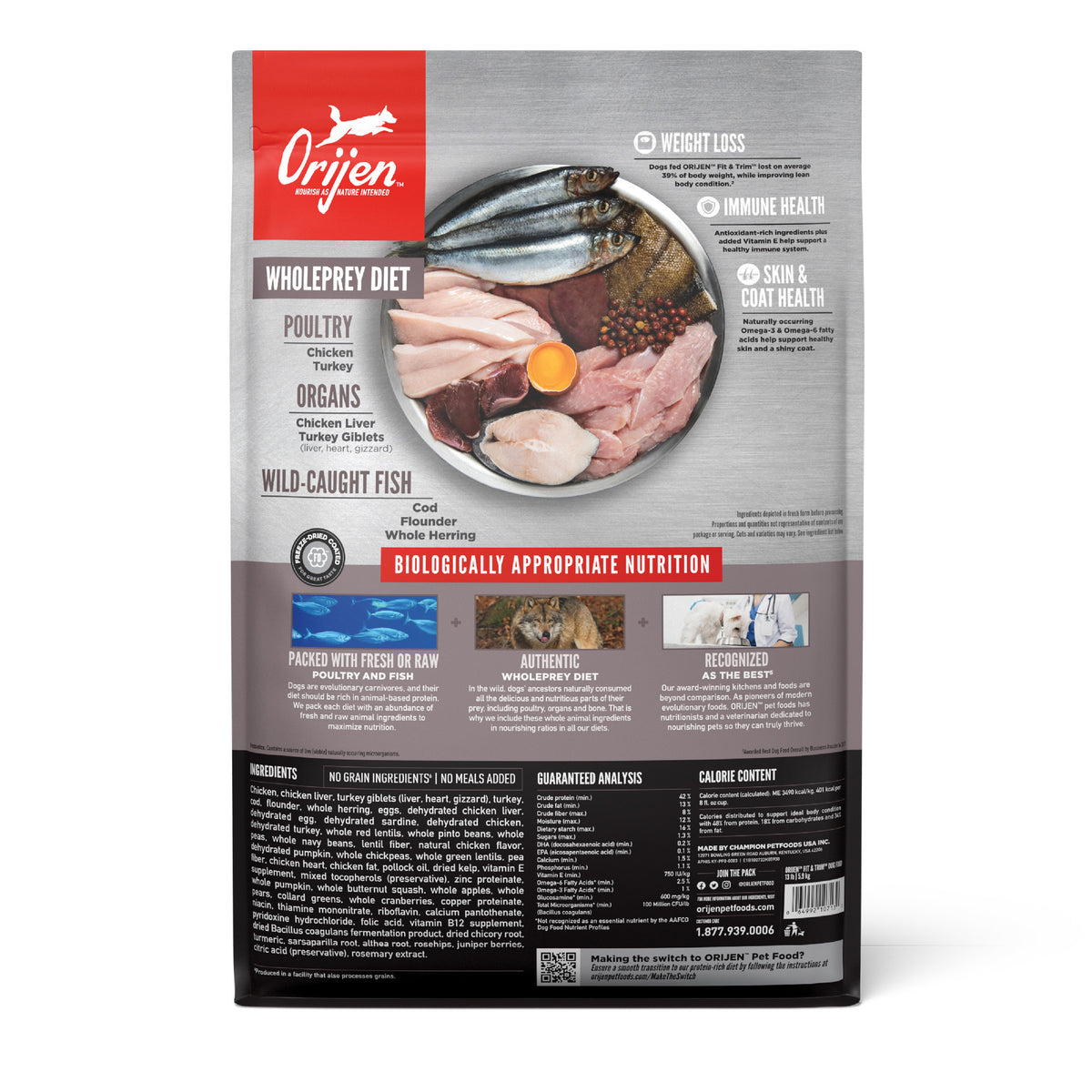 Orijen Fit & Trim Grain-Free Dry Dog Food