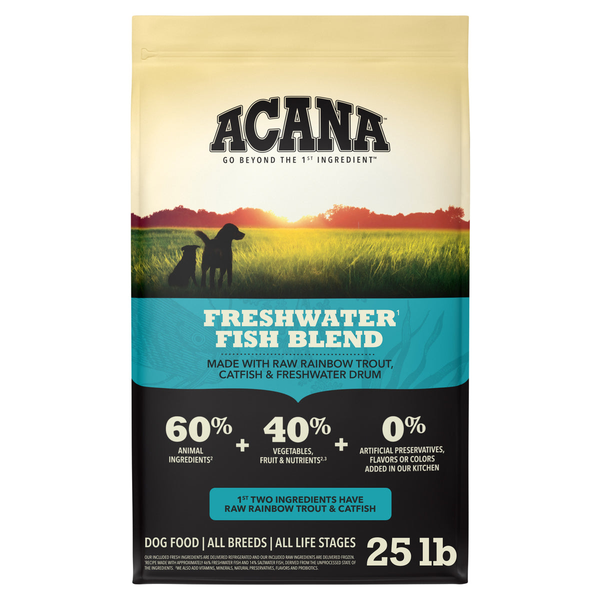 Acana Freshwater Fish Formula Grain-Free Dry Dog Food 25 lb