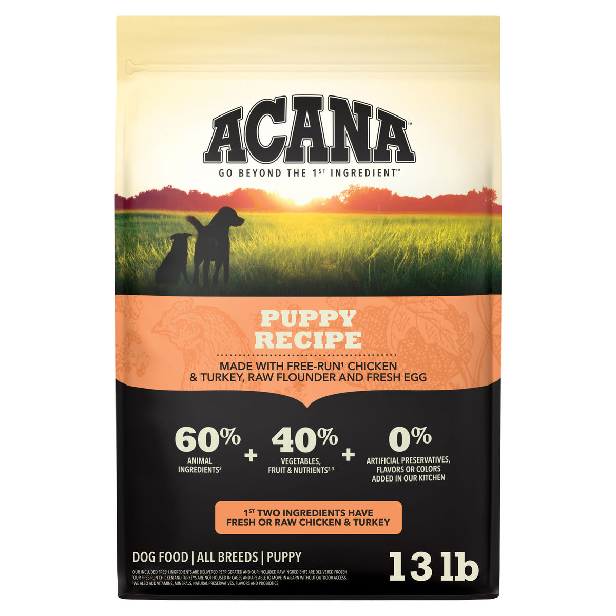 Acana Puppy Recipe Grain-Free Dry Dog Food 13 lb