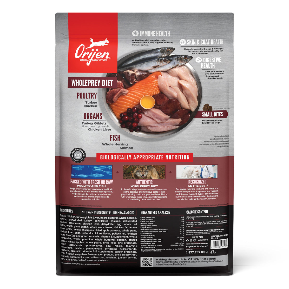 Orijen Small Breed Grain-Free Dry Dog Food