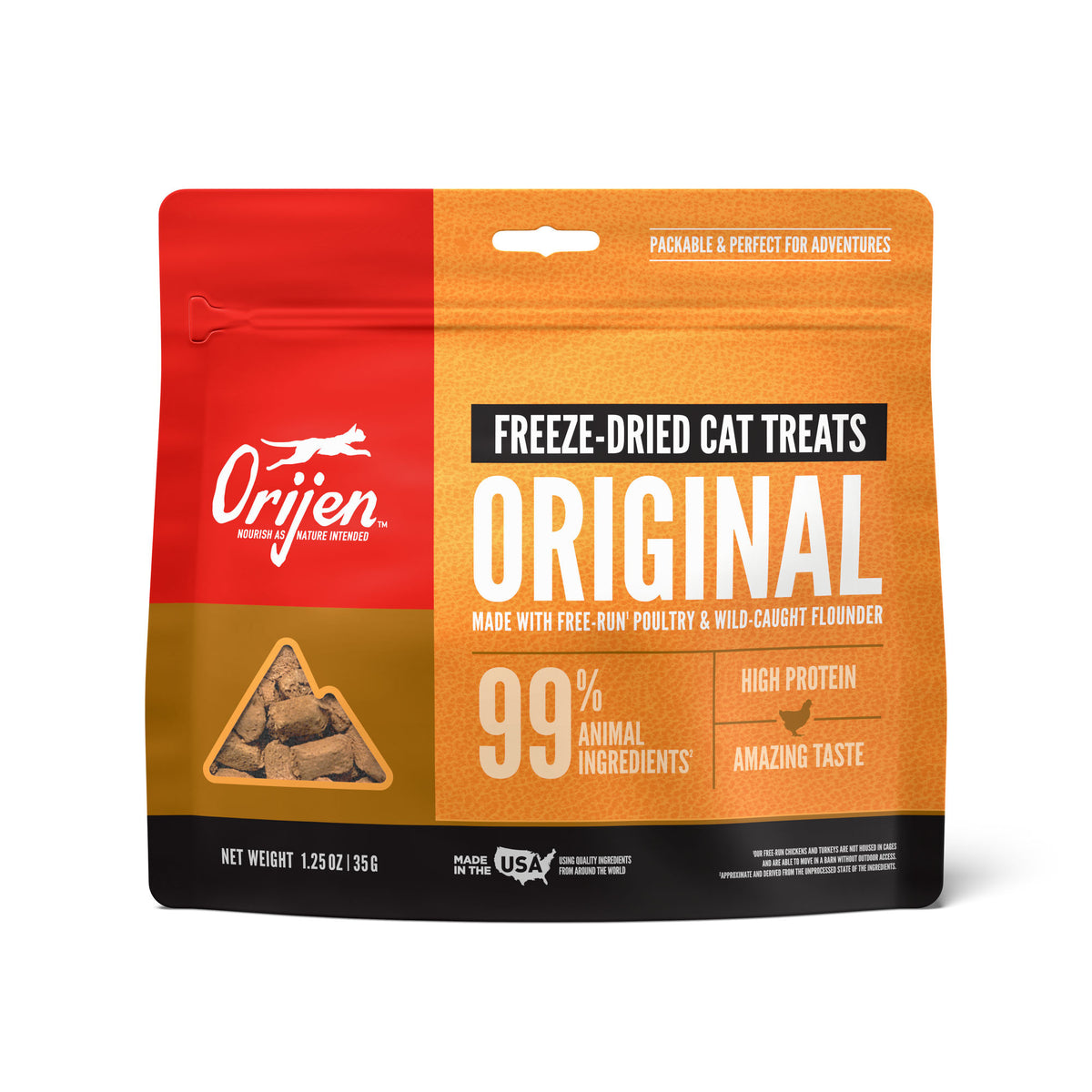 Orijen Original Freeze-Dried Cat Treats 1.25 oz