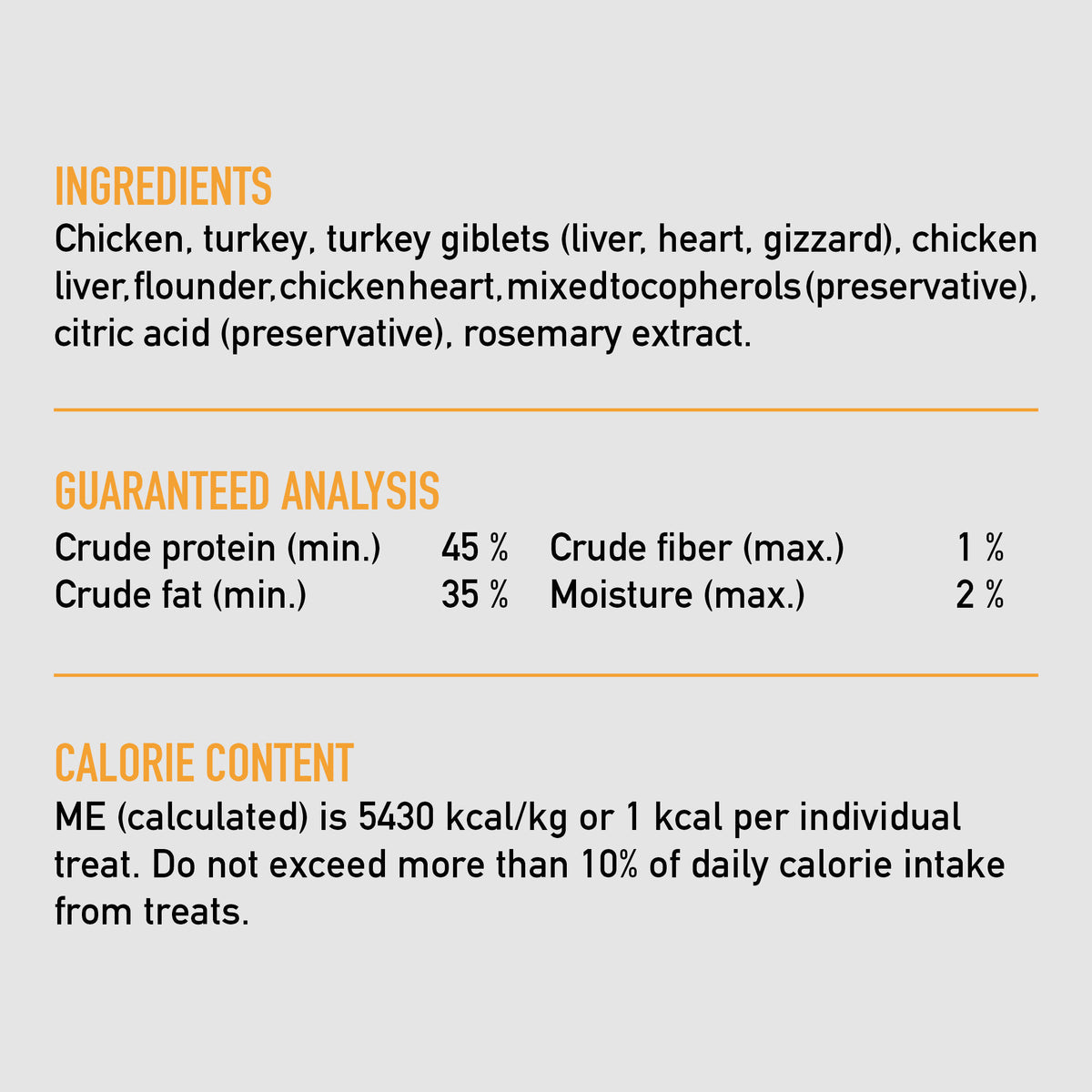 Orijen Original Freeze-Dried Cat Treats 1.25 oz