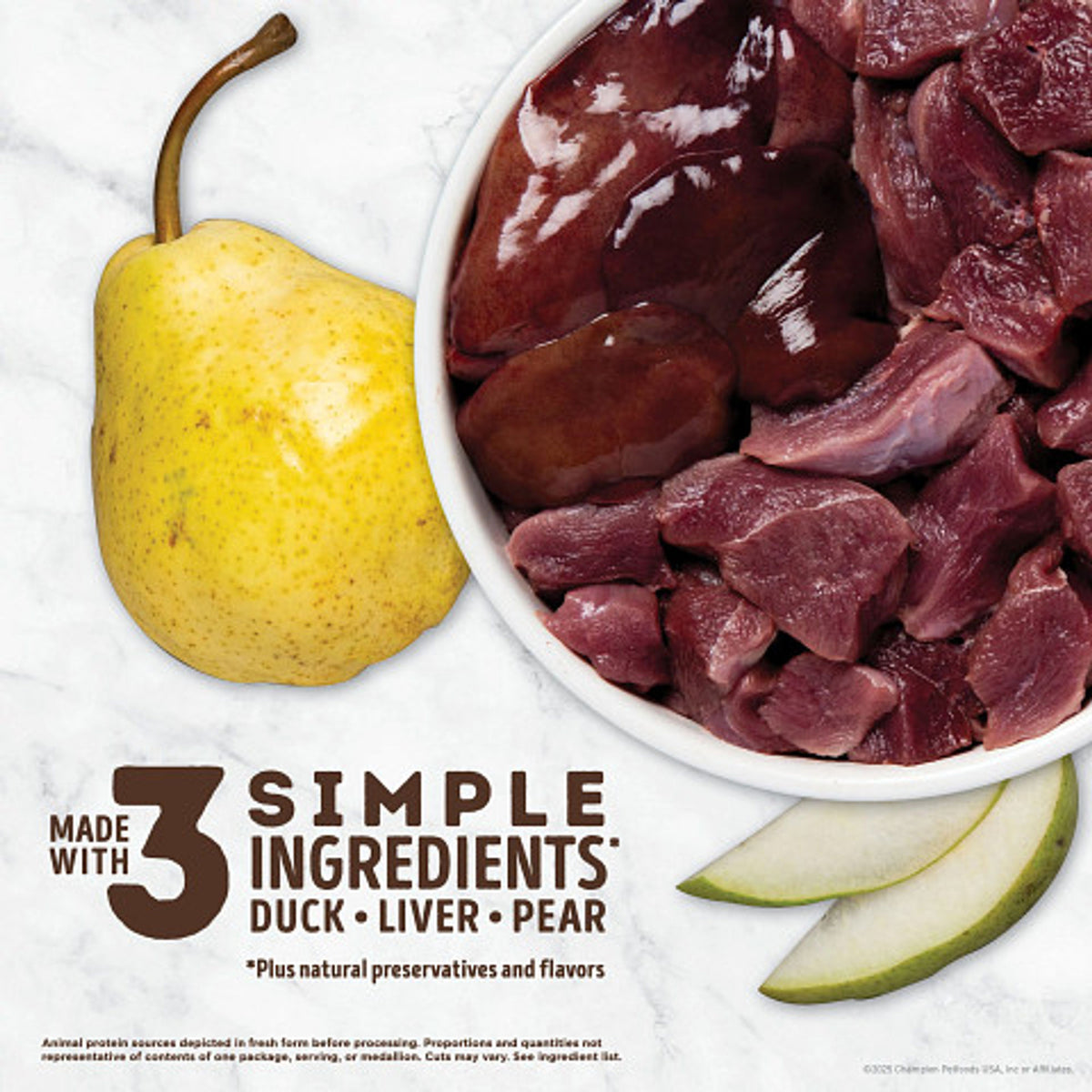 Acana Freeze-Dried Dog Treats Duck & Pear Recipe 3.25 oz