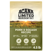 Acana Limited Ingredient Diet Grain-Free Pork & Squash Recipe Dry Dog Food 22.5 lb