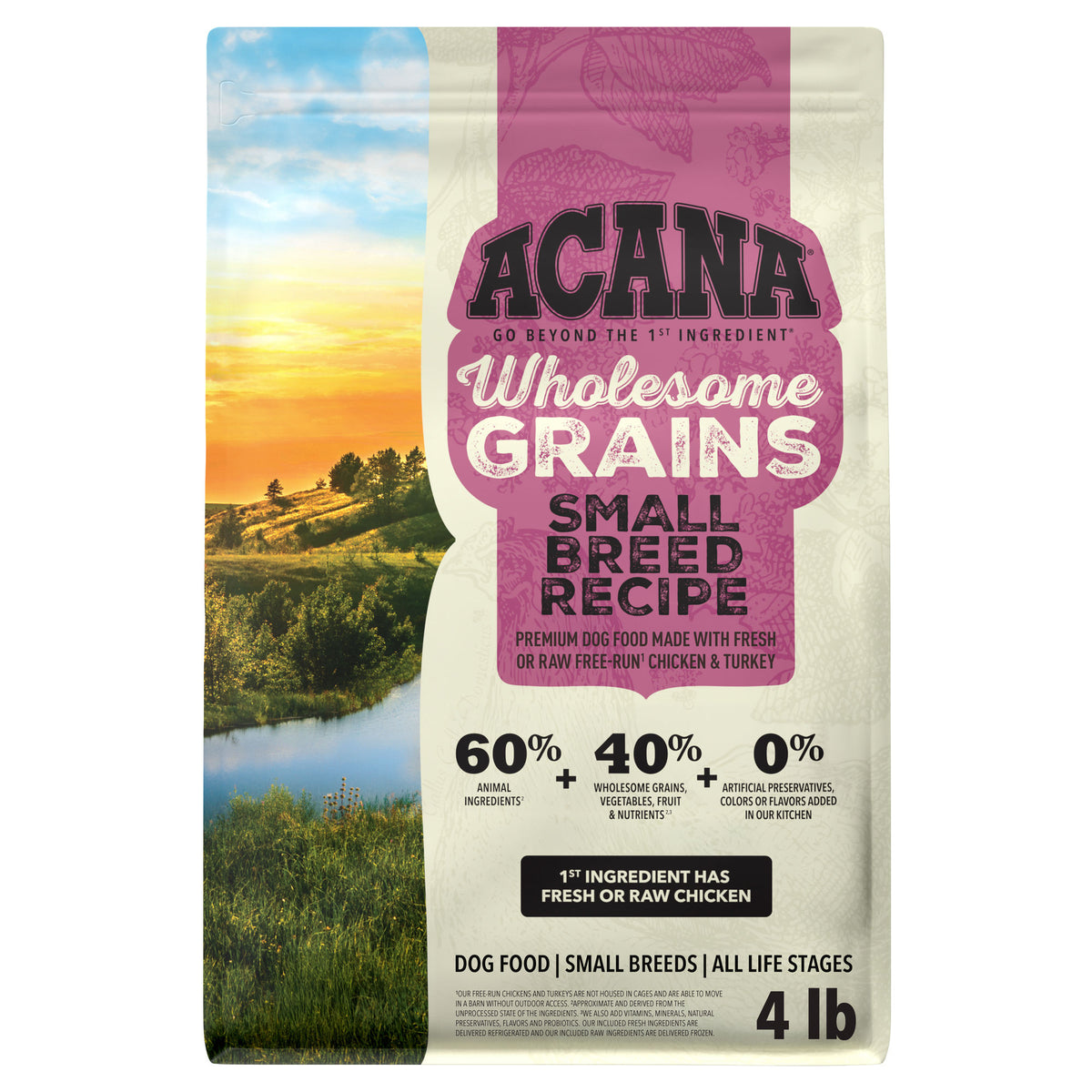 ACANA Wholesome Grains Small Breed Recipe Dry Dog Food