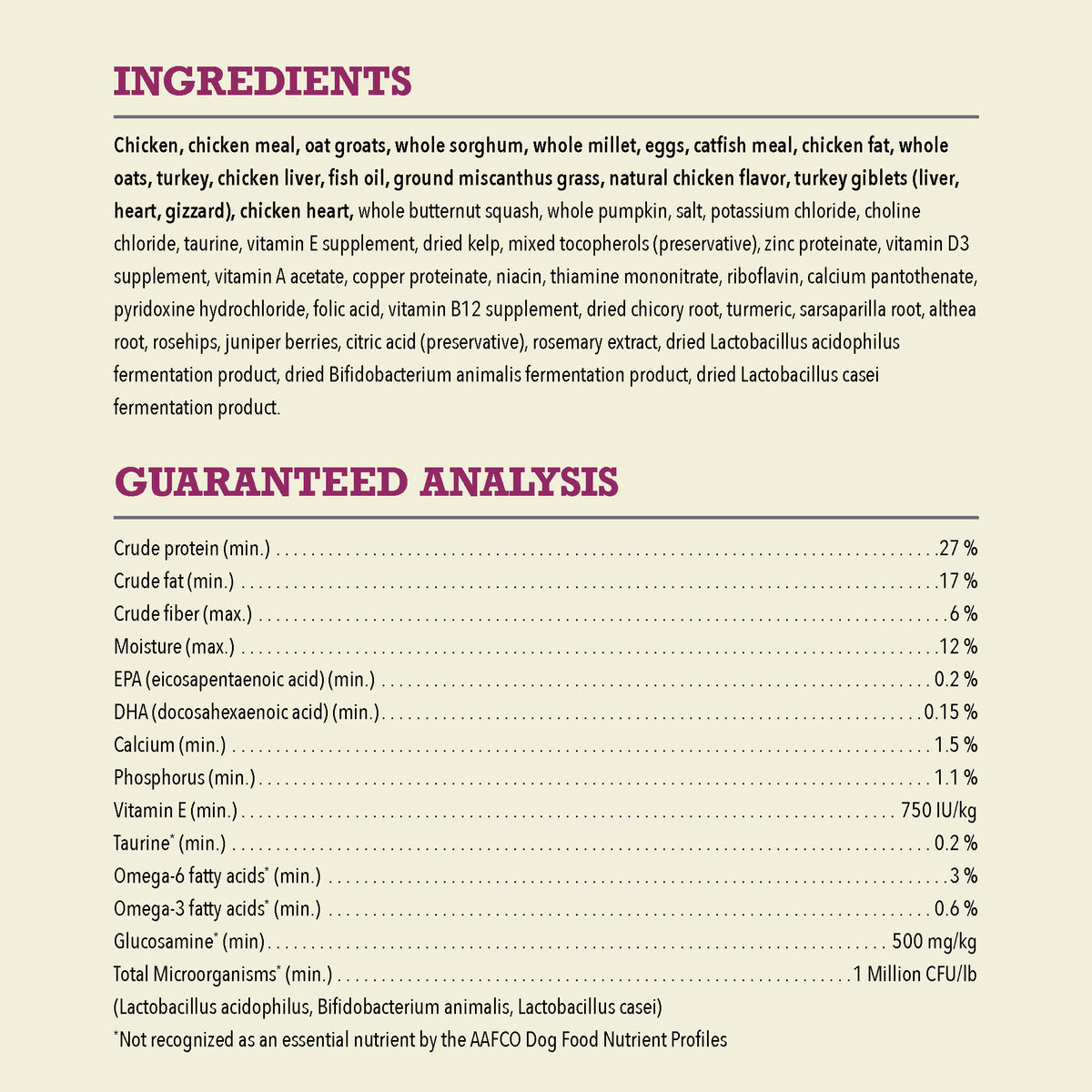 ACANA Wholesome Grains Small Breed Recipe Dry Dog Food