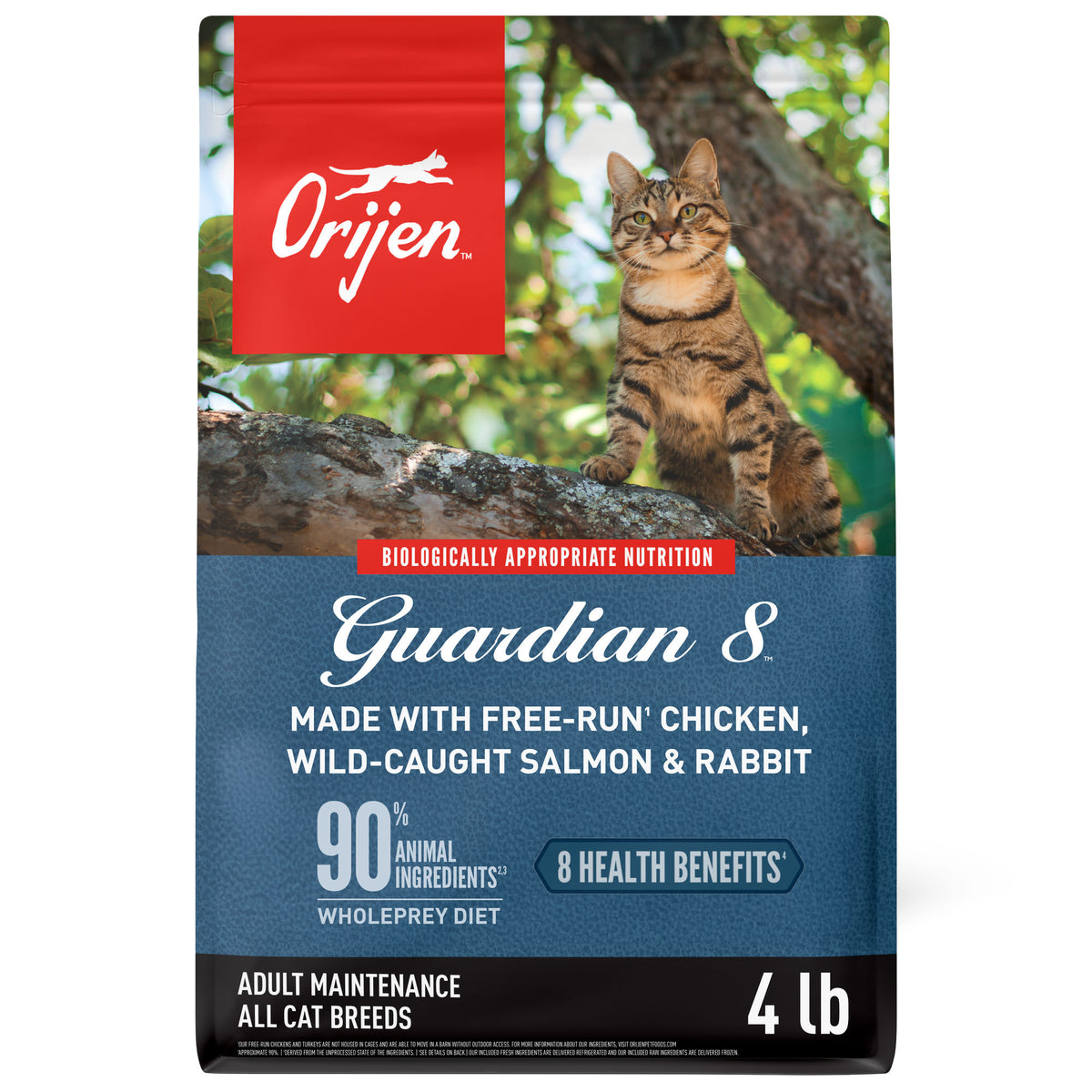 Orijen Grain-Free Guardian 8 Adult Cat Food 4 lb
