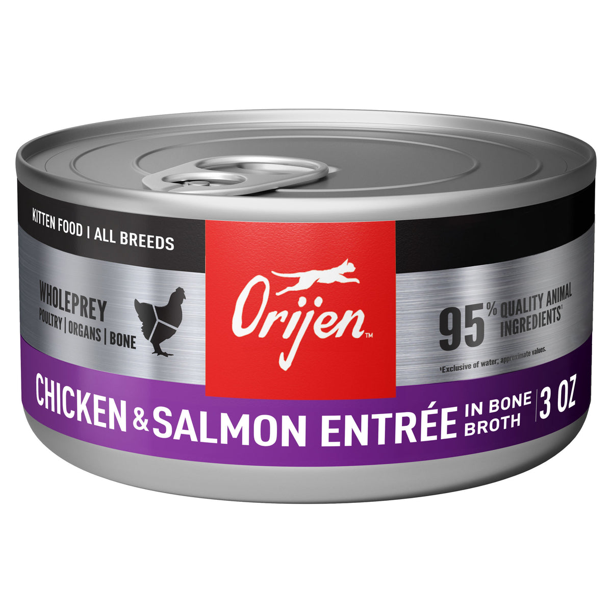 ORIJEN Chicken & Salmon Entrée Wet Food for Kittens