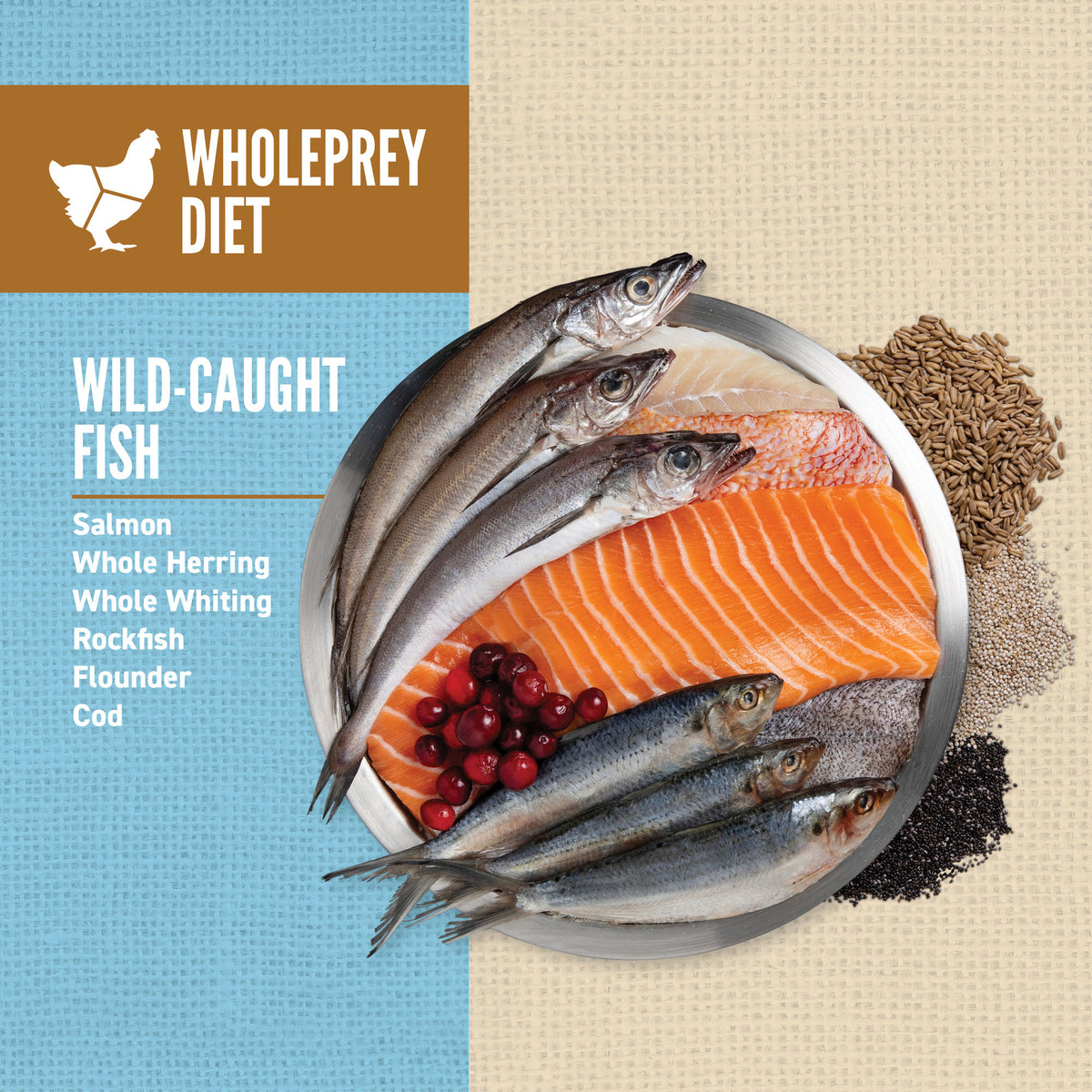 ORIJEN Amazing Grains Six Fish Recipe Dry Dog Food