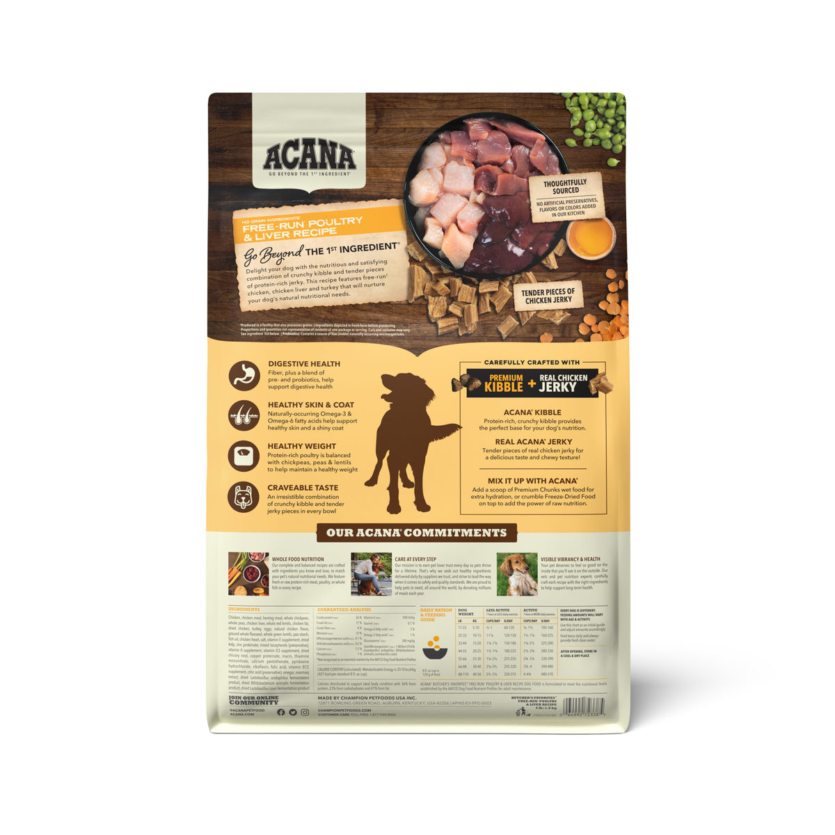 ACANA Butcher's Favorites Grain-Free Free-Run Poultry & Liver Recipe Dry Dog Food