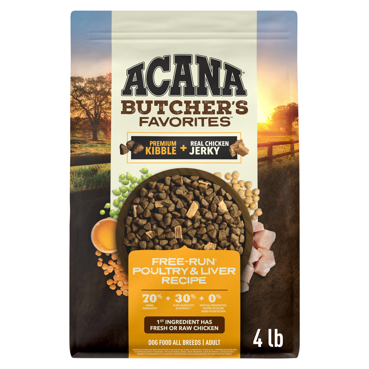 ACANA Butcher's Favorites Grain-Free Free-Run Poultry & Liver Recipe Dry Dog Food