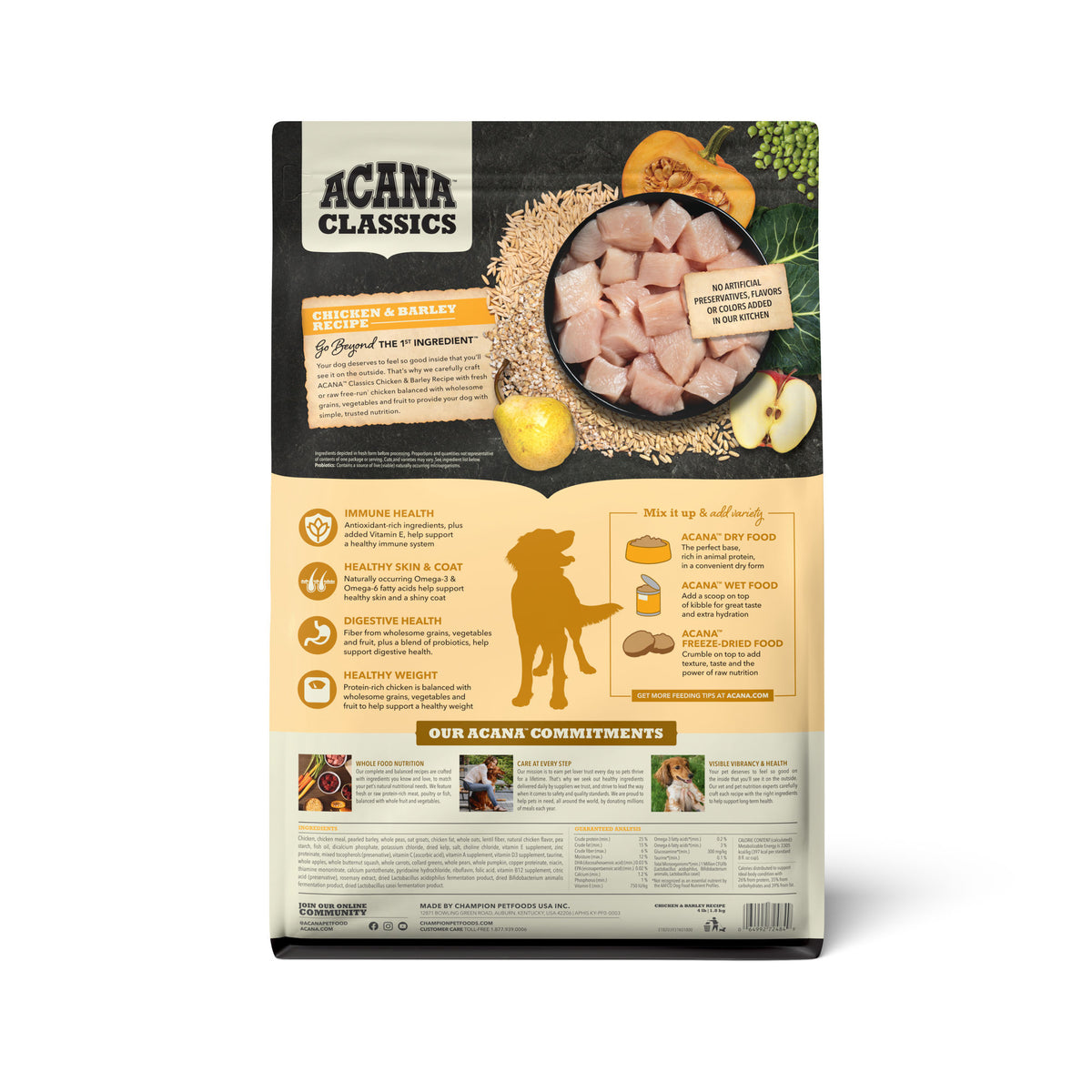 Acana Classics Chicken & Barley Recipe Dry Dog Food