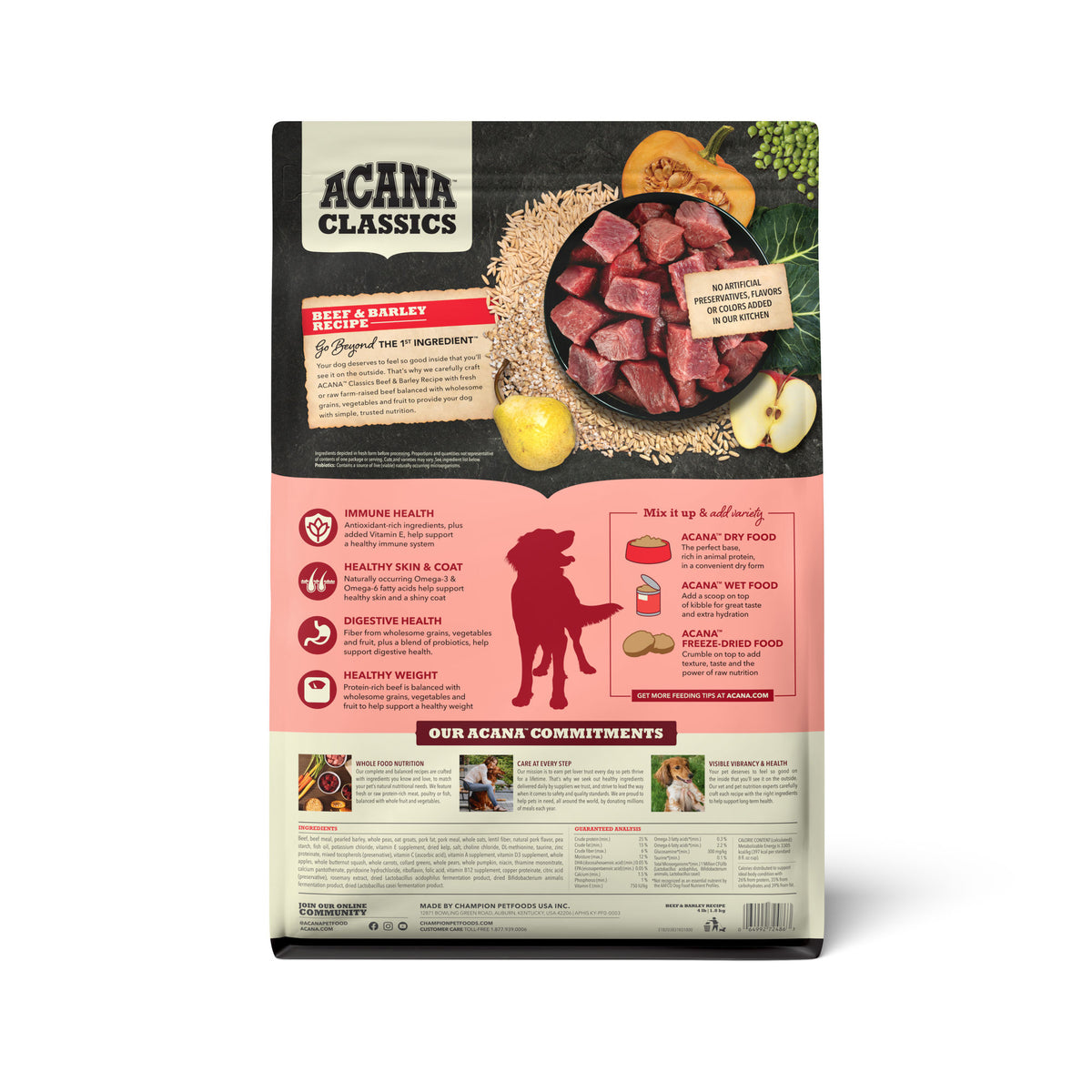 Acana Classics Beef & Barley Recipe Dry Dog Food