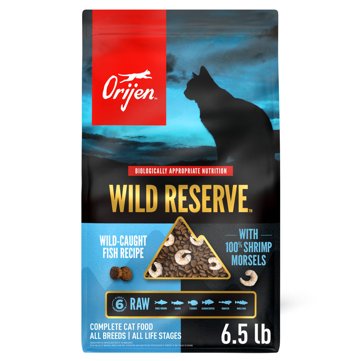 Orijen Wild Reserve Wild Caught Fish Recipe Dry Cat Food 6.5 lb