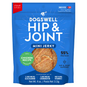 Dogswell Mini Jerky Hip & Joint Chicken Recipe Grain-Free Dog Treats 4 oz