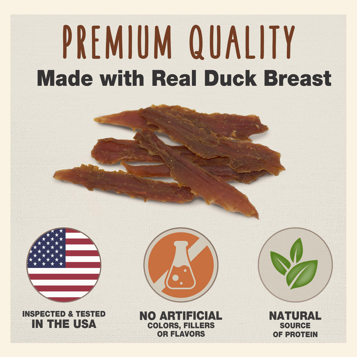 Cadet Gourmet Real Duck Breast Dog Treats