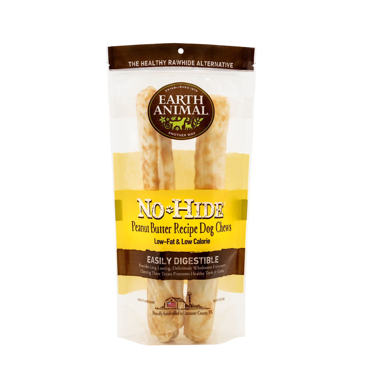 EARTH ANIMAL 11in No-Hide Peanut Butter Chew For Dogs