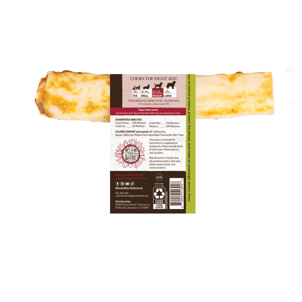 EARTH ANIMAL 7 in No-Hide Beef Chew For Dogs
