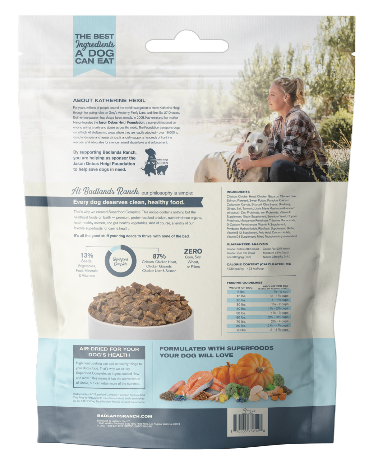 Badlands Ranch Superfood Complete Chicken Formula Adult Air-Dried Dog Food