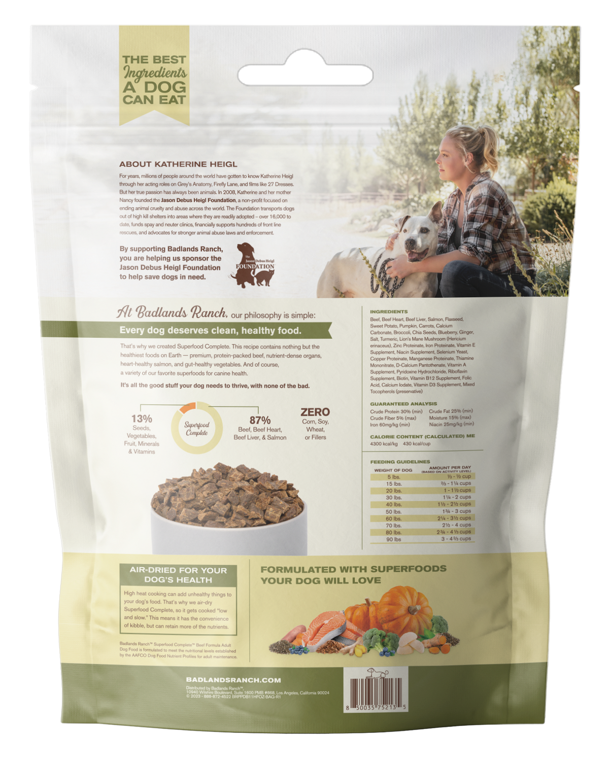 Badlands Ranch Superfood Complete Beef Formula Adult Air-Dried Dog Food