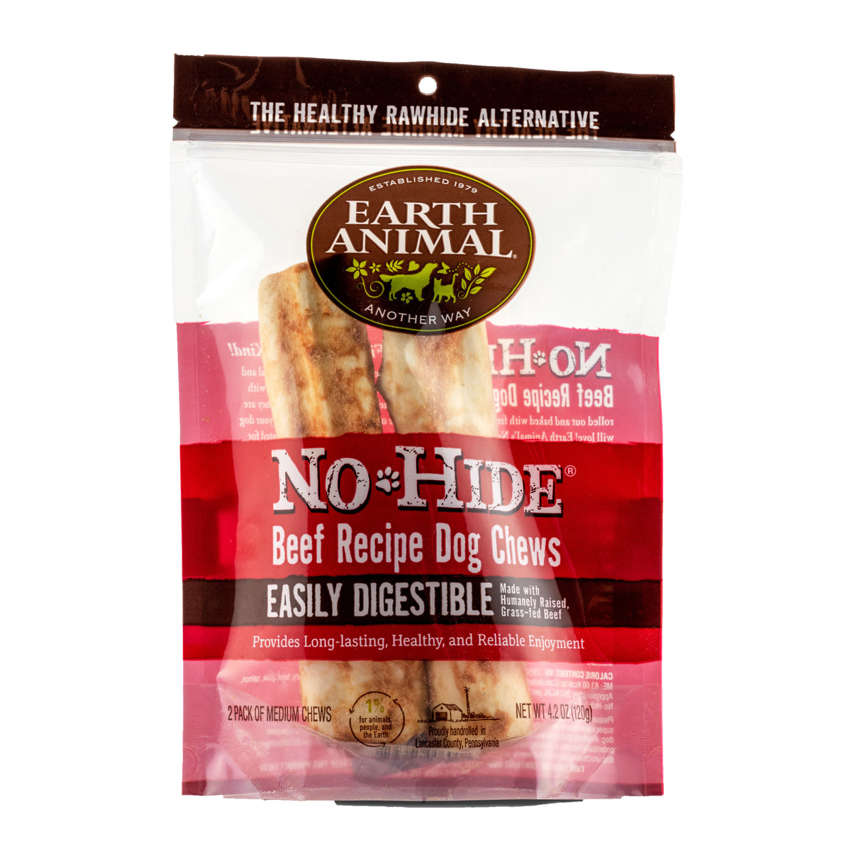 EARTH ANIMAL 7 in No-Hide Beef Chew For Dogs