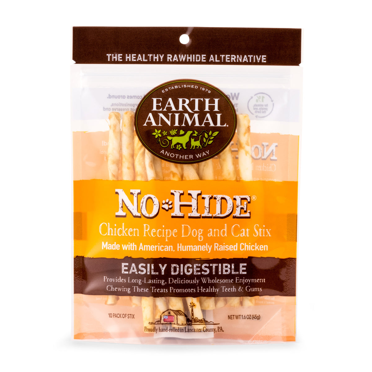 EARTH ANIMAL No-Hide Chicken Stix For Dogs