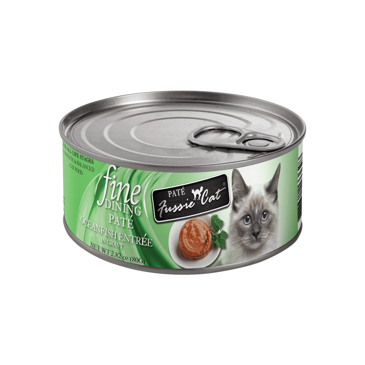 Fussie Cat Fine Dining Pate Oceanfish Entrée in Gravy Canned Cat Food