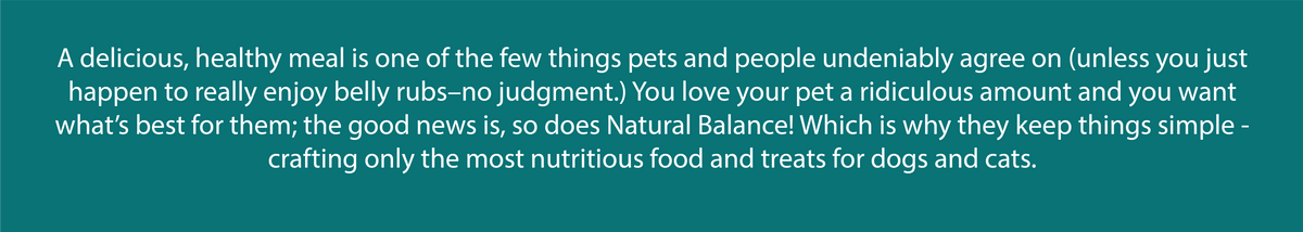About Natural Balance
