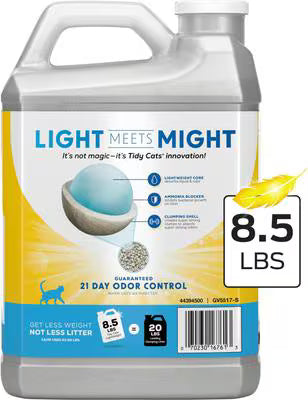 Tidy Cats Light Weight Glade Dust Free Clumping Cat Litter 8.5 lb