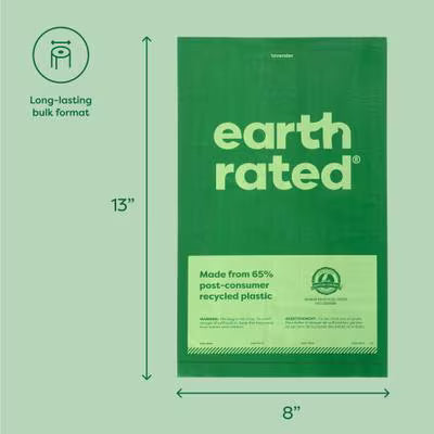 Earth Rated Unscented Grab & Go Dog Waste Bags 300 pk