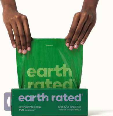 Earth Rated Lavender Scented Grab & Go Dog Waste Bags 300 pk