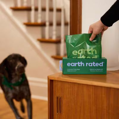 Earth Rated Lavender Scented Grab & Go Dog Waste Bags 300 pk