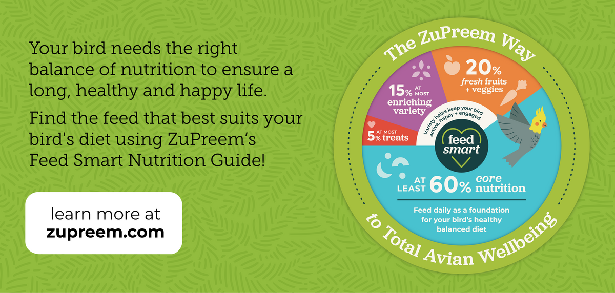 Zupreem feeding guide