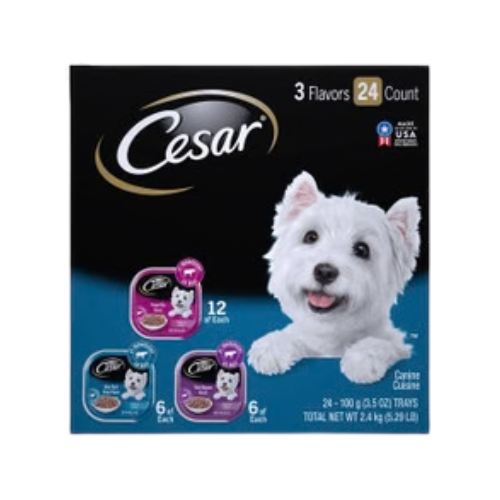 Cesar Filets Beef Flavors In Gravy Variety Pack Dog Food