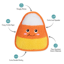 Pet Fringe Studio Halloween Candy Corn Plush Dog Toy