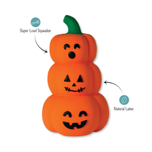Pet Fringe Studio Halloween Go Big or Gourd Home Latex Dog Toy