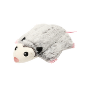Hugsmart Flattie Animals Mini Opossum Dog Toy