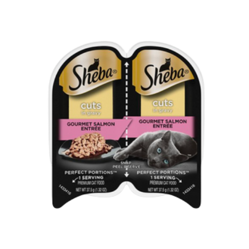 Sheba Perfect Portions Savory Salmon Pate In Natural Juices Entree Wet Cat Food