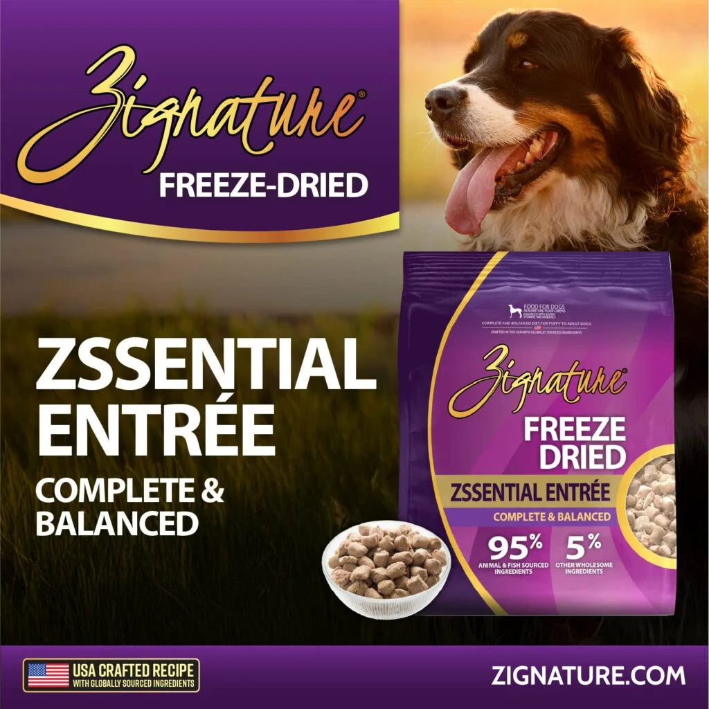Zignature Freeze Dried Zssential Entree Grain-Free Dog Food 4 oz