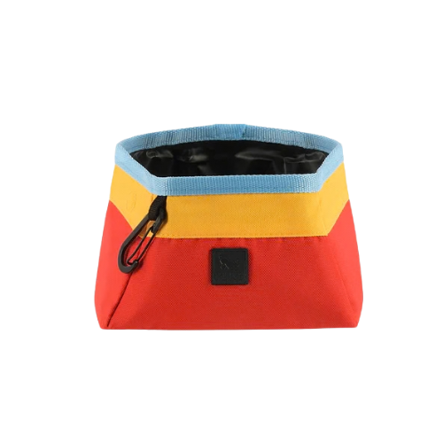 P.l.a.y. Landscape Series Travel Dog Water Bowl- Sunrise