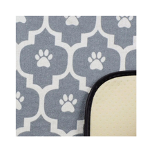 Kole Imports Grey Bone Dry Machine Washable Feeding Mat