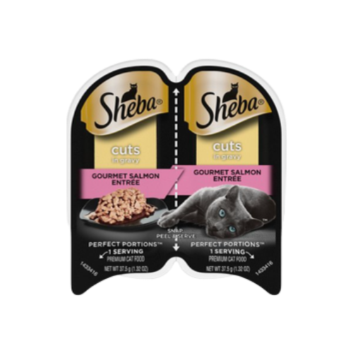 Sheba Perfect Portions Gourmet Salmon Cuts In Gravy Entree Wet Cat Food