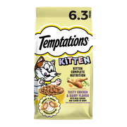 Whiskas Temptations Tasty Chicken & Dairy Flavor Dry Kitten Food 6.3 lb